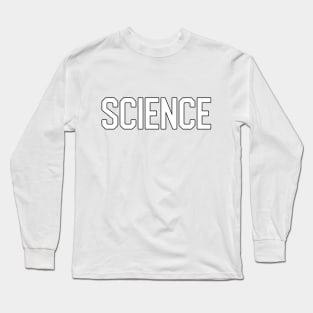 SCIENCE Animal House Style White Long Sleeve T-Shirt